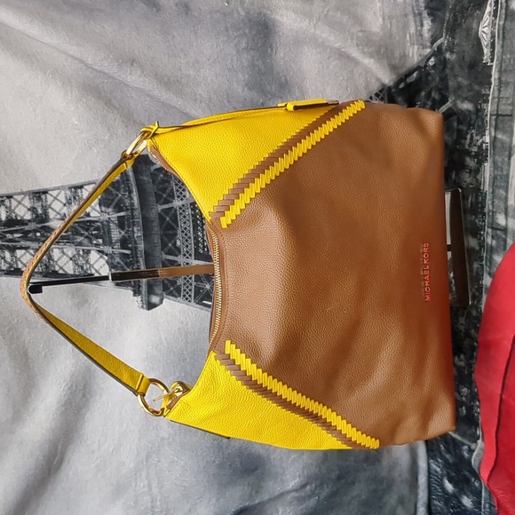 Michael Kors Karson Two-Tone purse - Picture 1 of 16